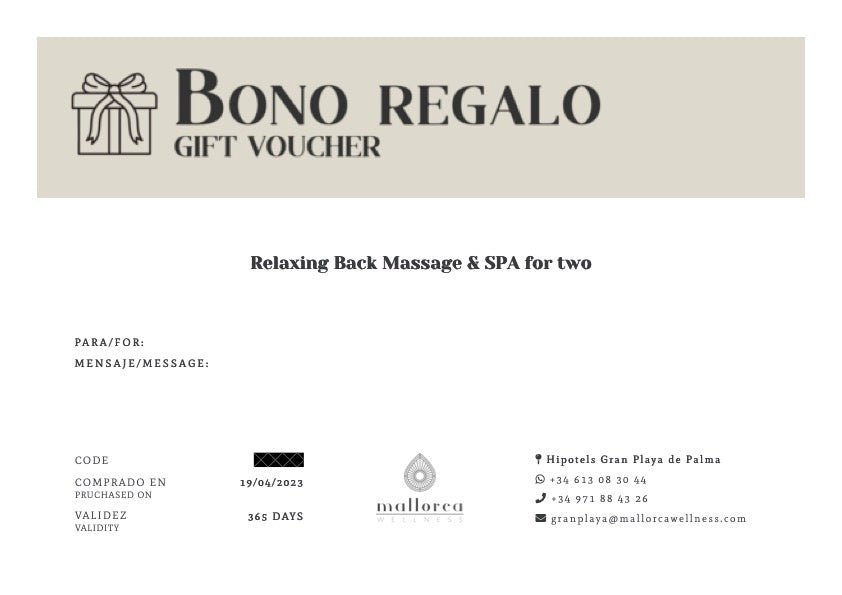Introducing Our Flexible PDF Gift Vouchers: Share the Gift of Well-being Instantly - MallorcaWellness