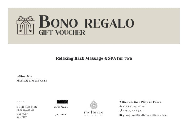 Introducing Our Flexible PDF Gift Vouchers: Share the Gift of Well-being Instantly - MallorcaWellness