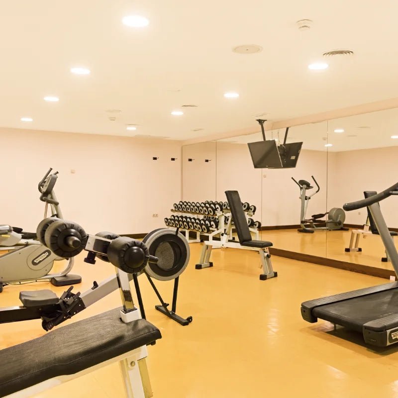 Gym facilities at Hipotels Gran Playa hotel in Palma de Mallorca