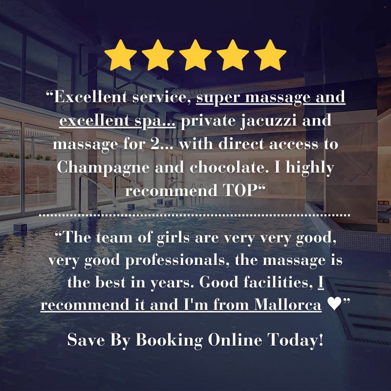 Couple Massage with Private Jacuzzi and SPA (for 2 people) - MallorcaWellness