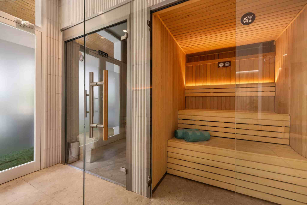 Experience the benefits of the sauna at Spa Viva Sunrise in Mallorca, perfect for relaxation, detoxification, and well-being.