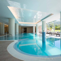 Heated pool at Eurotel Costa dels Pins spa in Mallorca