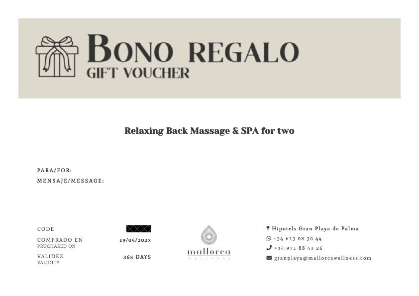 Introducing Our Flexible PDF Gift Vouchers: Share the Gift of Well-being Instantly - MallorcaWellness