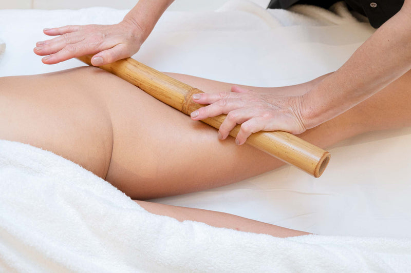 Bambu massage for anticellulite treatment