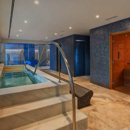 Sauna and steam room at Gran Playa spa hotel in Palma Mallorca