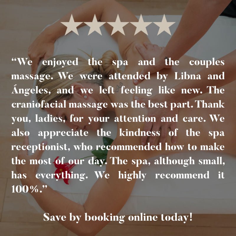 Full Body & Craniofacial Massage + Spa Access (for 2 people) - MallorcaWellness