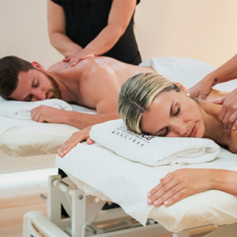 Full Body & Craniofacial Massage + Spa Access (for 2 people) - MallorcaWellness