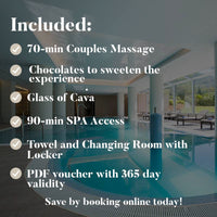 Full Body & Craniofacial Massage + Spa Access (for 2 people) - MallorcaWellness